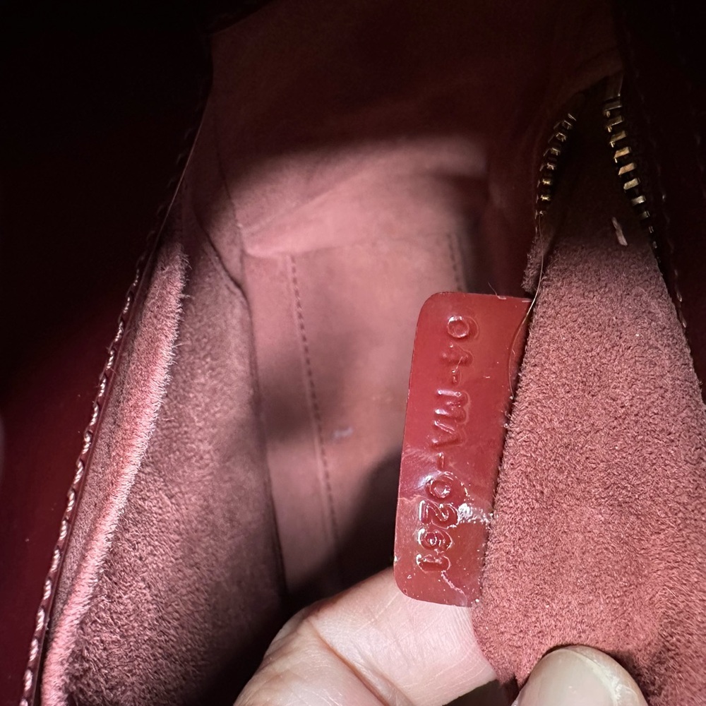 Christian Dior Lady Dior 24cm – Red Patent Leather – Gold Hardware - Picture 10 of 10